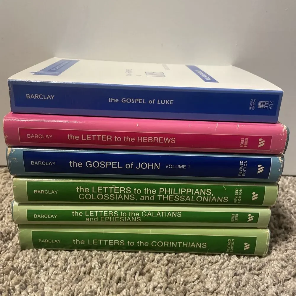 William Barclay the Daily Study Bible Series Book Lot 6 Books